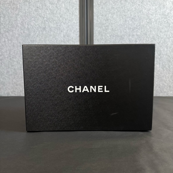 CHANEL Other - CHANEL Empty Gift Shoes Box Storage Cardboard Black 8" x 12" x 4"